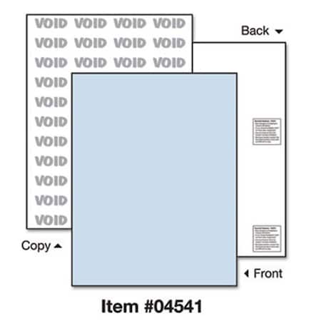 Paris Business Products Paris Business Products 04541 DocuGard Security Paper- Blue- 8-1/2 x 11- 500/Ream 4541
